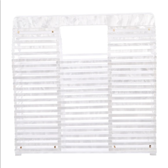RACHEL Rachel Roy Bags Nwt Rachel Roy Lucite Basket Acrylic Cage Handbag Poshmark